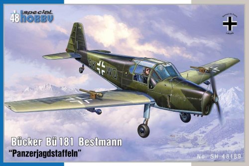 Go to product SPECIAL HOBBY 48189 - 1:48 Bucker Bu 181 Bestmann - Panzerjagdstaffeln