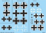 Eduard D32001 - 1:32 Bf 108 national insignia