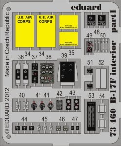 EDUARD 73460 - 1:72 B-17F interior S.A.