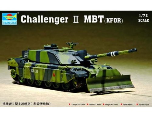 Go to product TRUMPETER 07216 - 1:72 Challenger II MBT KFOR