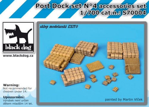 Go to product BLACK DOG S70004 - 1:700 Port Dock set N°4 accessories set
