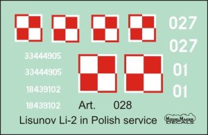 MODELMAKER D144028 - 1:144 Li-2 in Polish service