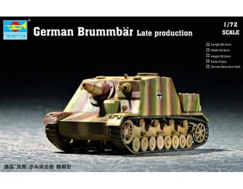 Go to product TRUMPETER 07212 - 1:72 Germany Brummbar Late production