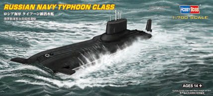 Go to product HOBBY BOSS 87019 - 1:700 Russian Navy Typhoon class Submarine