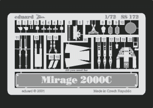 EDUARD SS172 - 1:72 Mirage 2000C