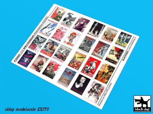 Go to product BLACK DOG P35003 - 1:35 WW II Russian Propaganda posters (24 posters)