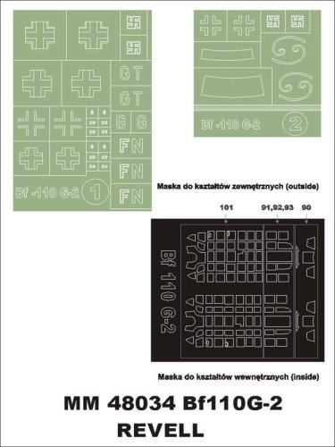 Go to product MONTEX MM48034 - 1:48 Messerchmitt Bf-110 G-2