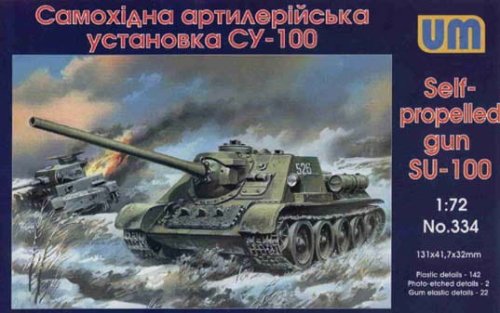 Go to product UNIMODELS 334 - 1:72 Self Propelled Gun SU-100