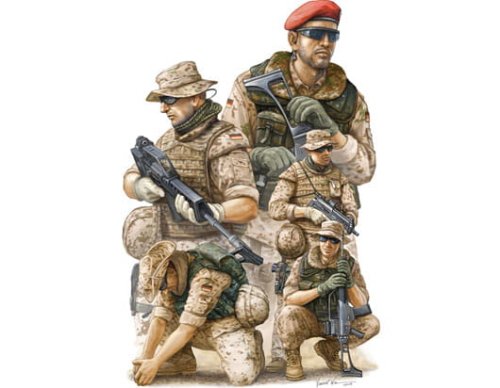 Go to product TRUMPETER 00421 - 1:35 Modern German ISAF Soldiers in Afghanistan