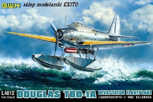 Go to product GREAT WALL HOBBY 4812 - 1:48 Douglas TBD-1A Devastator Floatplane