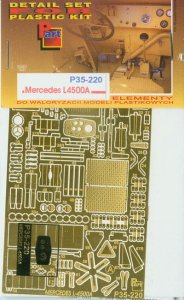 PART P35220 - 1:35 Mercedes L4500A