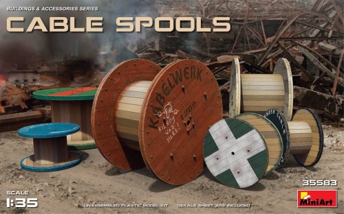 Go to product MINIART 35583 - 1:35 Cable Spools