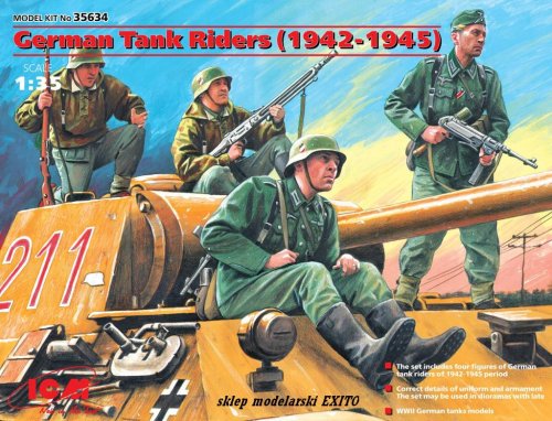 Go to product ICM 35634 - 1:35 GermanTank Riders (1942-1945)