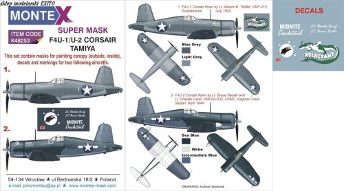 Go to product MONTEX K48253 - 1:48 F4U-1 Corsair