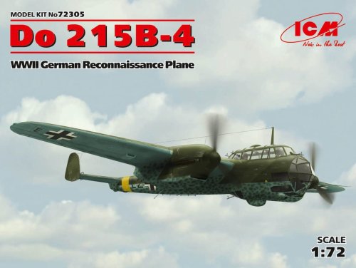 Go to product ICM 72305 - 1:72 Dornier Do 215B-4 WWII German Reconnaissance Plane