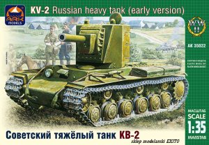 ARK MODELS 35022 - 1:35 KV-2 Russian heavy tank early version