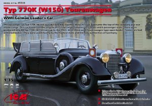 ICM 35533 - 1:35 Typ 770K (W150) Tourenwagen WWII German Leader's car