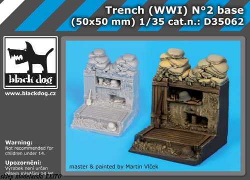 Go to product BLACK DOG D35062 - 1:35 Trench ( WW I ) N°2 base (50 x 50 mm)