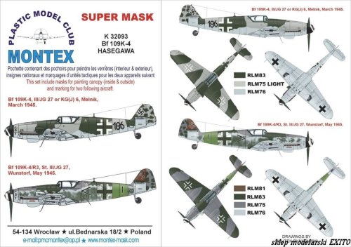Go to product MONTEX K32093 - 1:32 Bf-109 K-4