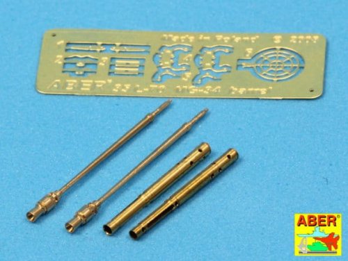 Go to product Aber 35L-098 - 1:35 2 metal gun barrels for MG 34 machine gun with Panzermantel cover
