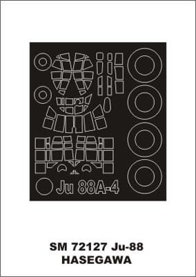 Go to product MONTEX SM72127 - 1:72 Junkers Ju-88 A-4