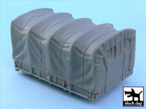 BLACK DOG T48050 - 1:48 US 1 1/2 ton Cargo Truck cargo bay canvas