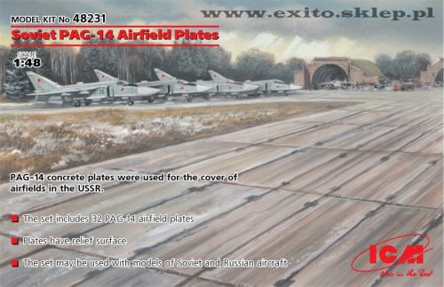 Go to product ICM 48231 - 1:48 Soviet PAG-14 Air Field Plates