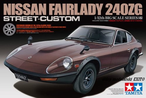 Go to product TAMIYA 12051 - 1:12 Nissan Fairlady 240ZG Street-Custom