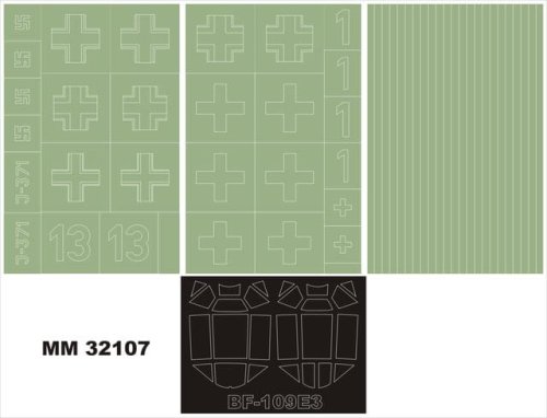 Go to product MONTEX MM32107 - 1:32 Messerschmitt Bf 109E-3