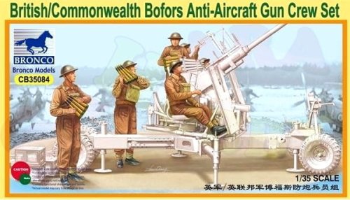 Go to product BRONCO CB 35084 - 1:35 British / Commonwealth Bofors Gun Crew set