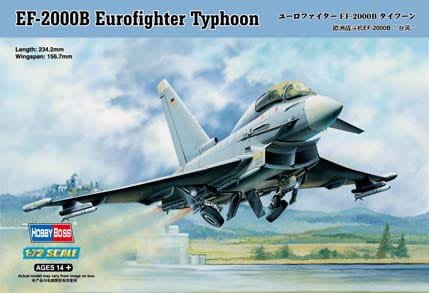 Go to product HOBBY BOSS 80265 - 1:72 EF-2000B Eurofighter Typhoon