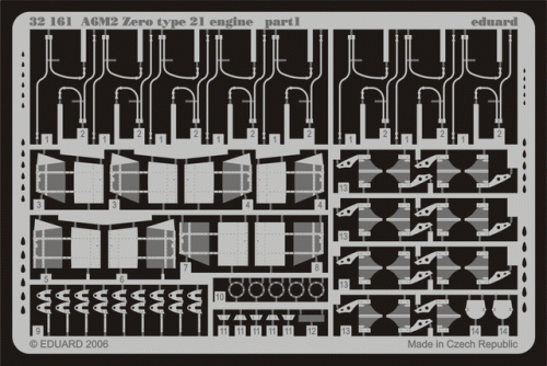 Go to product EDUARD 32161 - 1:32 A6M2 Zero type 21 engine