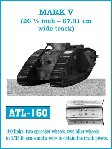 Go to product Friulmodel ATL-160 - 1:35 Mark V metal tracks