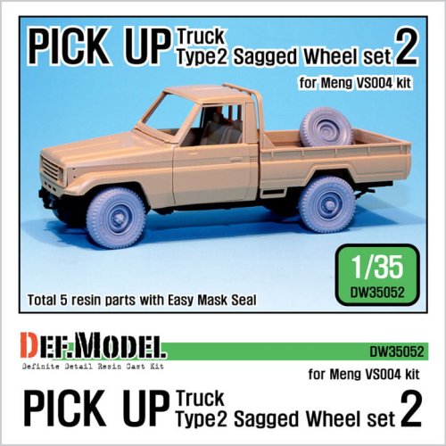 Go to product DEF MODEL DW35052 - 1:35 Pick up truck Type 2 Sagged Wheel set 2