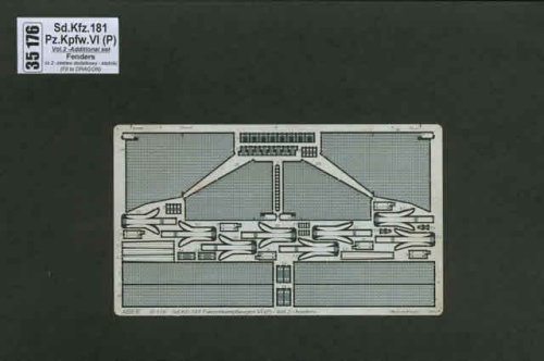 Go to product ABER 35176 - 1:35 Sdkfz.181 Pzkpfw.VI (P) vol.2 - Additional set Fenders