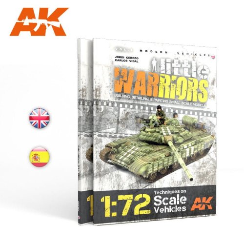 Go to product AK INTERACTIVE 280 - Little Warriors - Techniques on 1:72 Scale Vehicles vol.1 Modern Vehicles