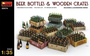 MINIART 35574 - 1:35 Beer bottles & wooden crates