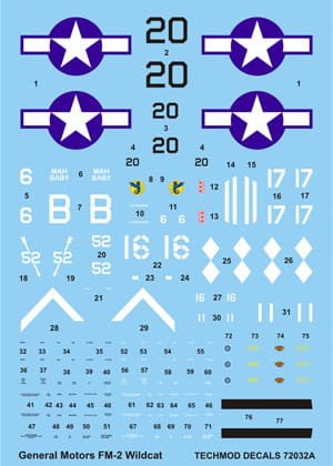 Go to product TECHMOD 72032 - 1:72 General Motors FM-2 Wildcat