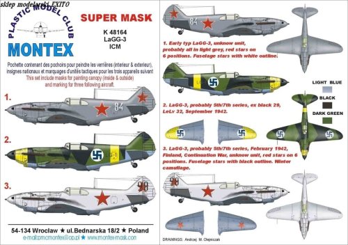Go to product MONTEX K48164 - 1:48 LaGG-3