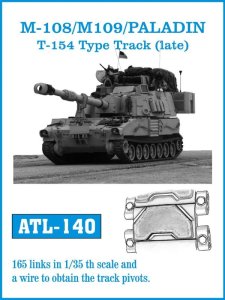 Friulmodel ATL-140 - 1:35 M108 / M109 / Paladin T154 type metal tracks