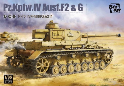 Go to product BORDER BT004 - 1:35 Pz.Kpfw.IV Ausf. F2 & G
