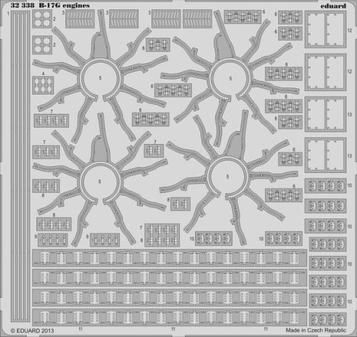 Go to product EDUARD 32338 - 1:32 B-17G engines