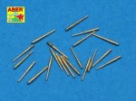ABER 1:700L-21  - 1:700 Set of 20 pcs 102 mm universal barrels for Royal Navy ships