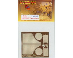 PART P35149 - 1:35 King Tiger w/Porsche turret grille