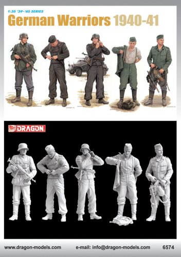 Go to product DRAGON 6574 - 1:35 German Warriors 1940-41