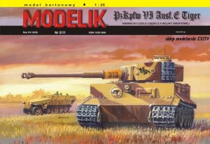 MODELIK 1105 - 1:25 Pz.Kpfw.VI Tiger Ausf.E