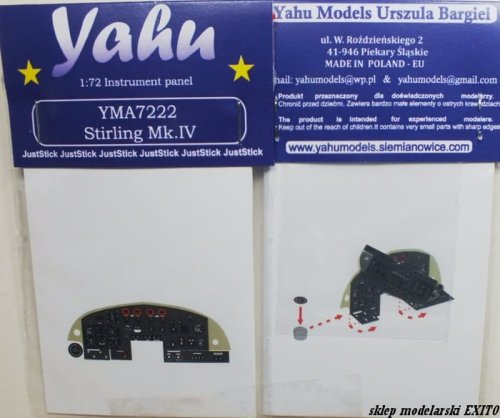 Go to product YAHU YMA7222 - 1:72 Stirling Mk.IV - Instrument Panel