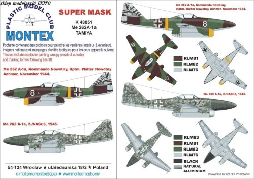 Go to product MONTEX K48051 - 1:48 Me-262