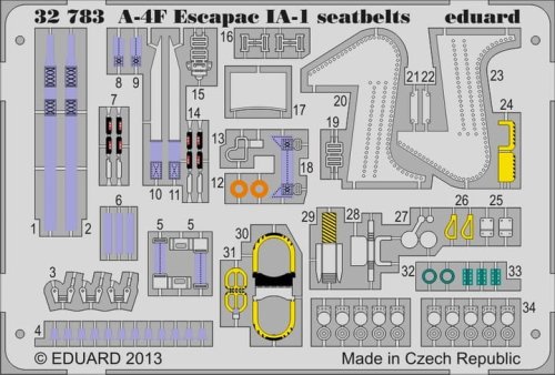 Go to product EDUARD 32783 - 1:32 A-4F Escapac IA-1 seatbelts