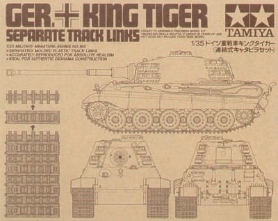 Go to product TAMIYA 35165 - 1:35 King Tiger Separate Track Links